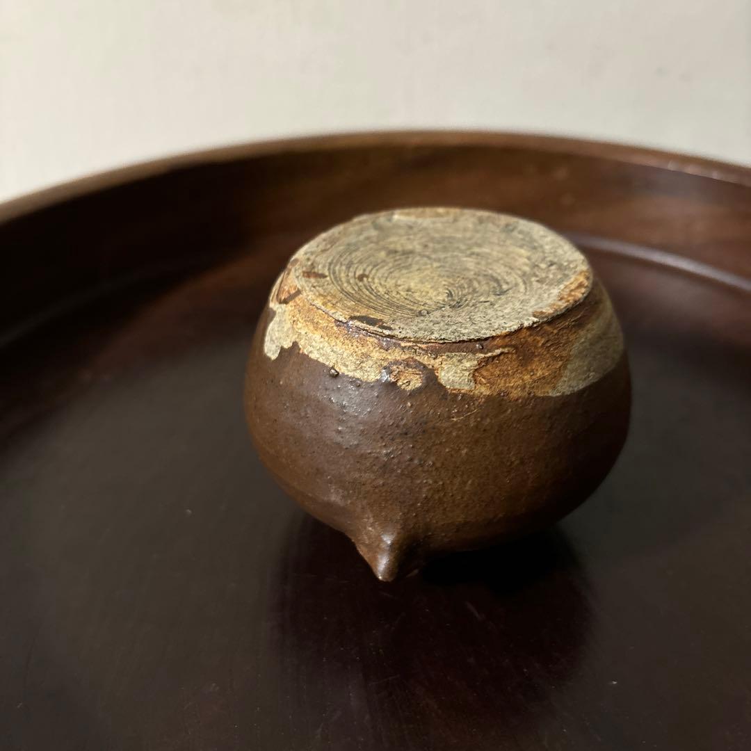 古瀬戸水滴　古道具　アンティーク　骨董　古備前　花器　古民芸　検:李朝　白洲正子