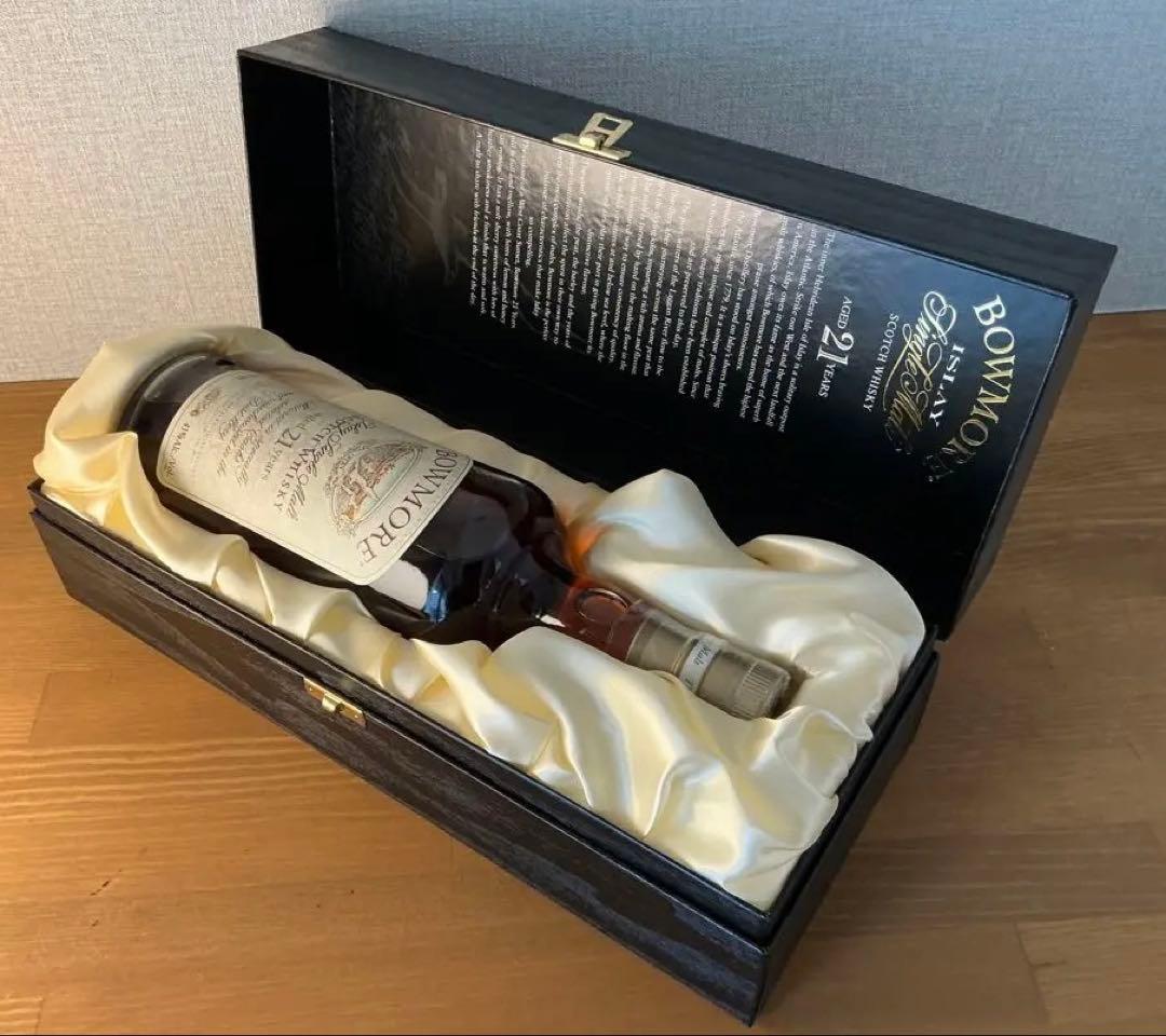 ボウモア 21年 カモメラベル 750ml 43% 箱付　古酒