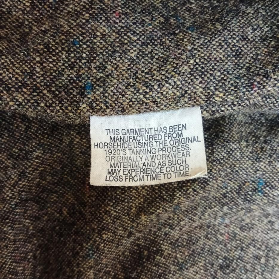 エアロレザー/レザージャケット/ハーフベルト/ブルゾン/ライダース/襟ボア/馬革