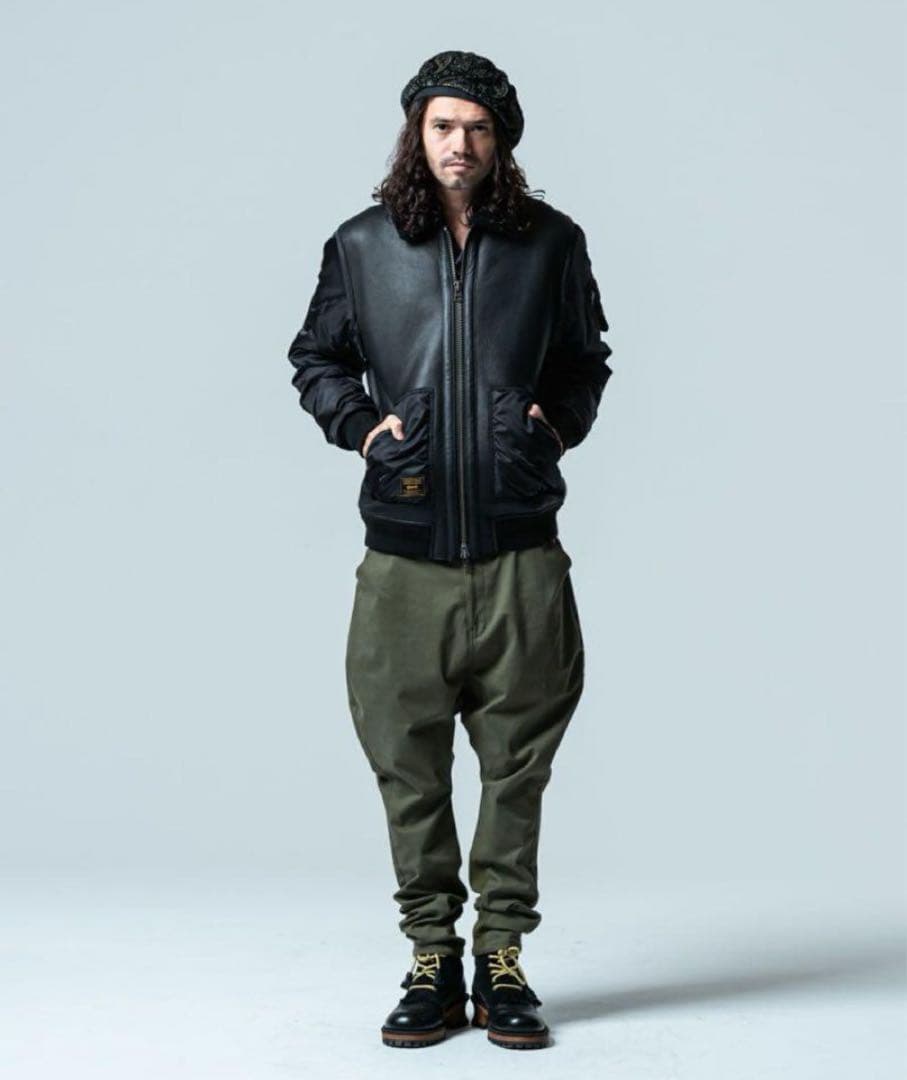 グラム glamb シモンジョッパーズ パンツ L カーキ