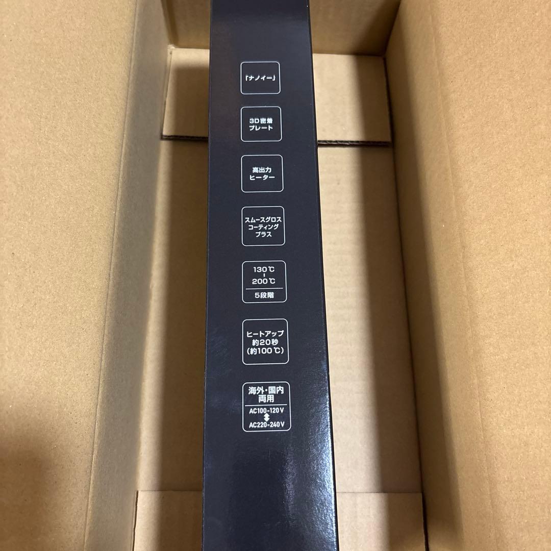 Panasonic ストレートアイロン ナノケア EH-HS0J-K（黒）