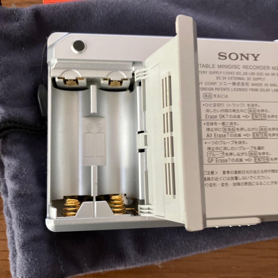 SONY ポータブルミニディスクレコーダー MZ-B10 説明書付き