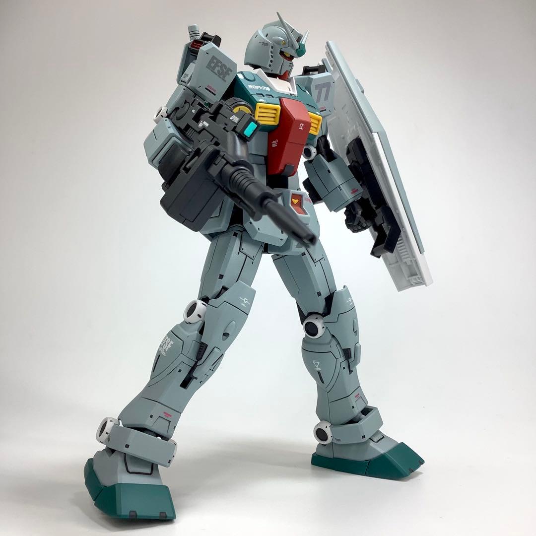 プレバン限定 HG RGM-79 スレッガー専用ジム 塗装済完成品