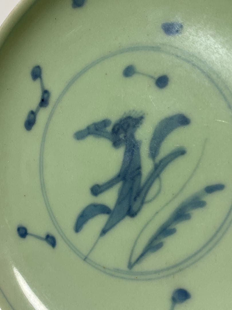 骨董品　中国磁器　大化年製　青磁 染付 コレクション