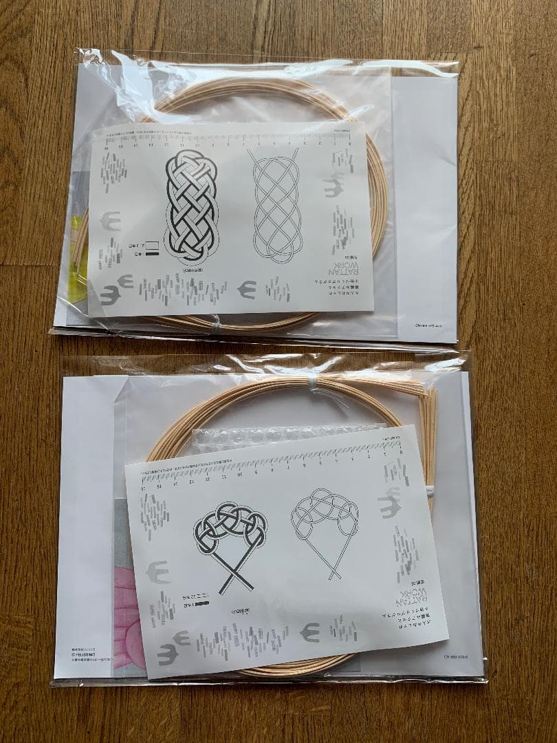 ★フェリシモ／大人のおしゃれ籐（とう）編みアクセと小物づくりプログラム★