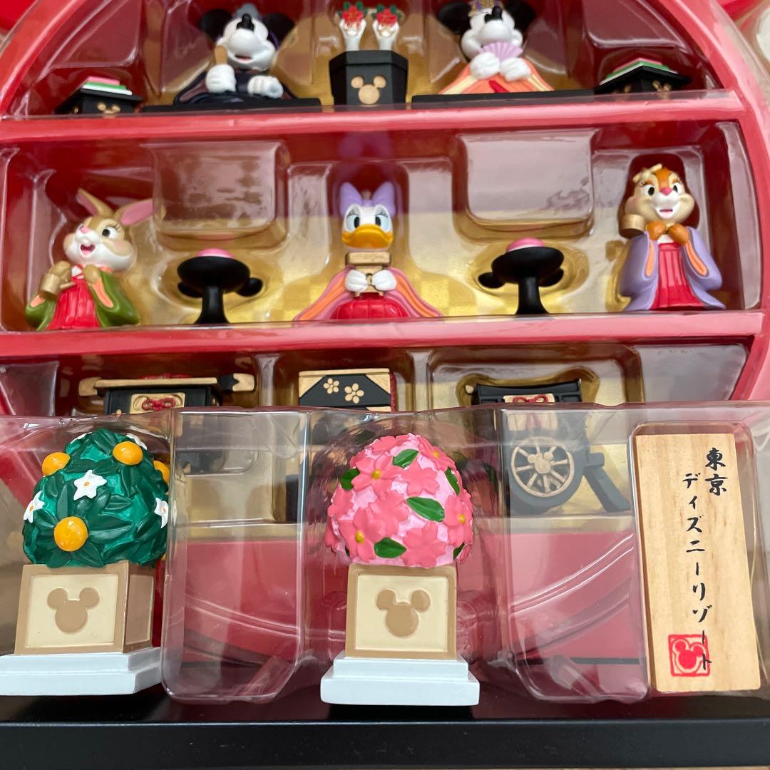 【レア】ディズニーリゾート　ひな人形　飾り棚付き　ディズニー　箱付き