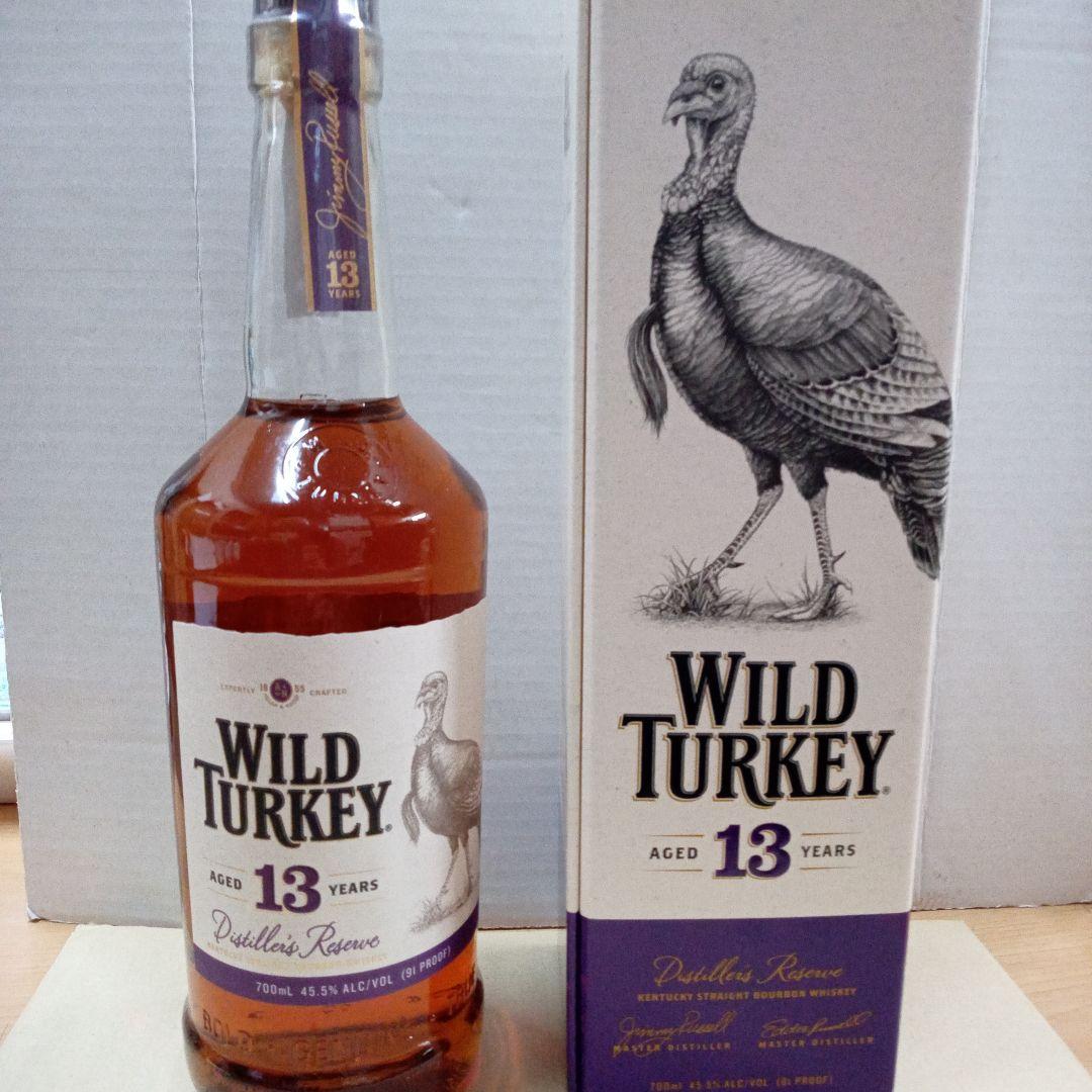 【終売品】 ワイルドターキー13年　箱付き・未開封品