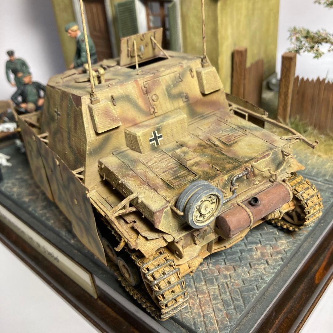 戦場ディオラマ模型完成品1/35『誰も来ない演奏会』