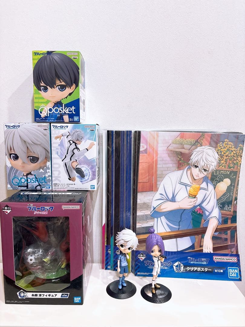 ブルーロック フィギュア A3クリアポスターまとめ売り