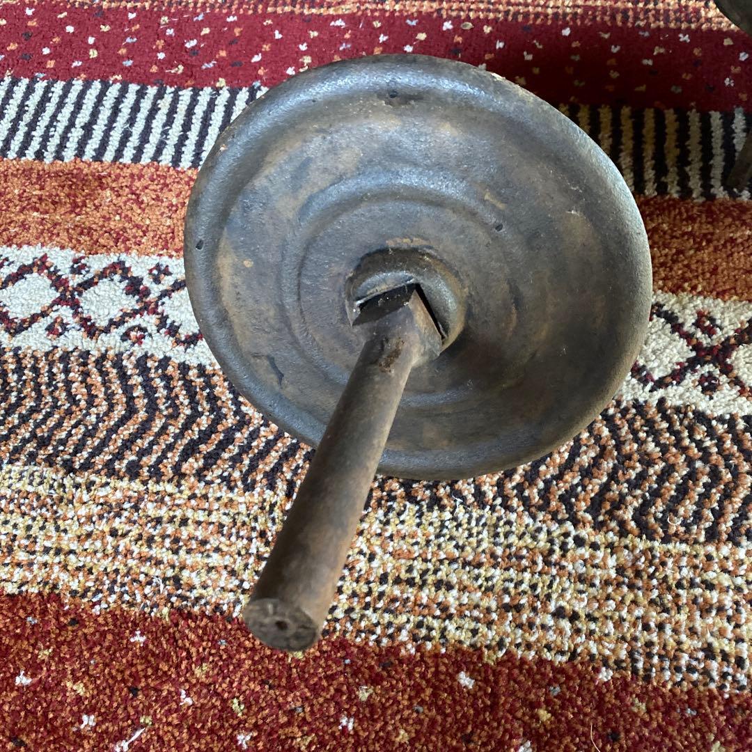 昭和　初期　薬研 やげん くすり 鉄製 骨董品　ヴィンテージ