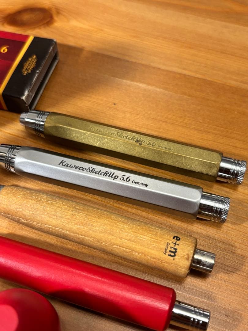 芯ホルダー5本と、替え芯セット 5.6 5.5mm e+m コヒノール　カヴェコ