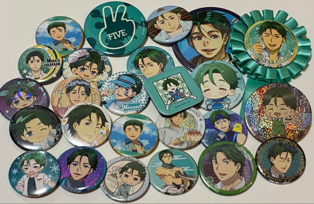 鷹梁ミナト　缶バッジ　まとめ売り　25個