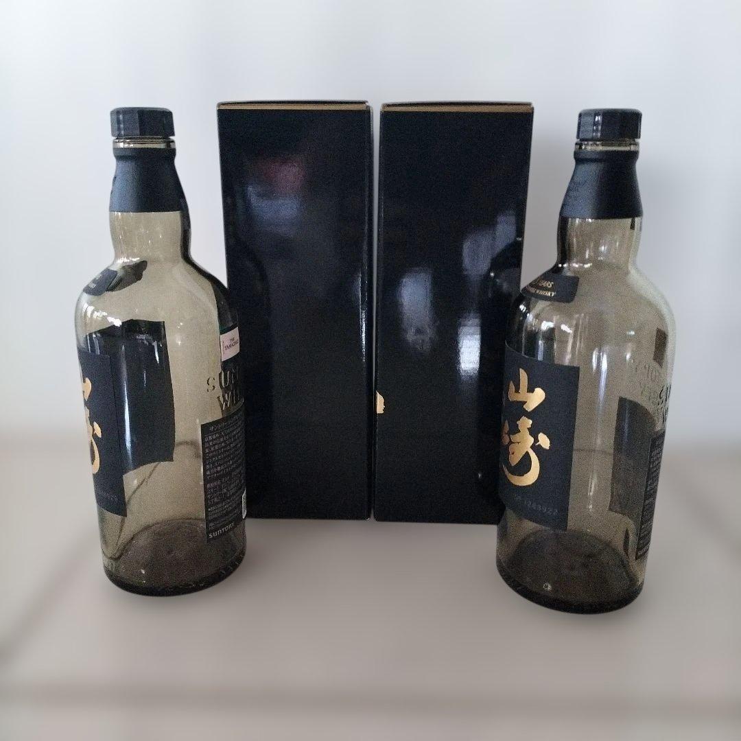 ブラックフライデーセール！【山崎18年】空瓶と空箱の２セット