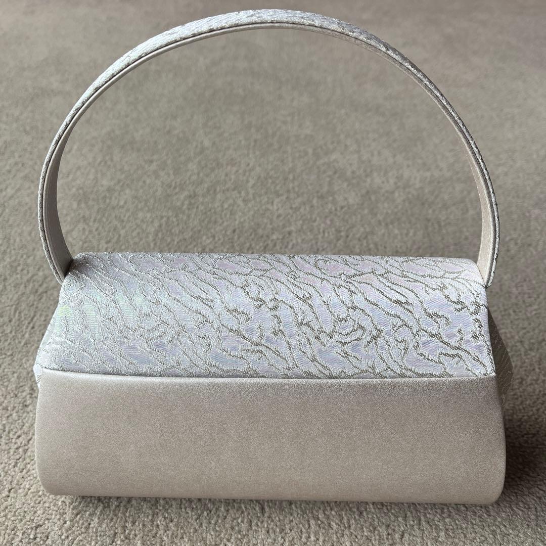 結婚式　 留袖　ローブデコルテ　バッグ　シルバー　草履L セット　※箱付き