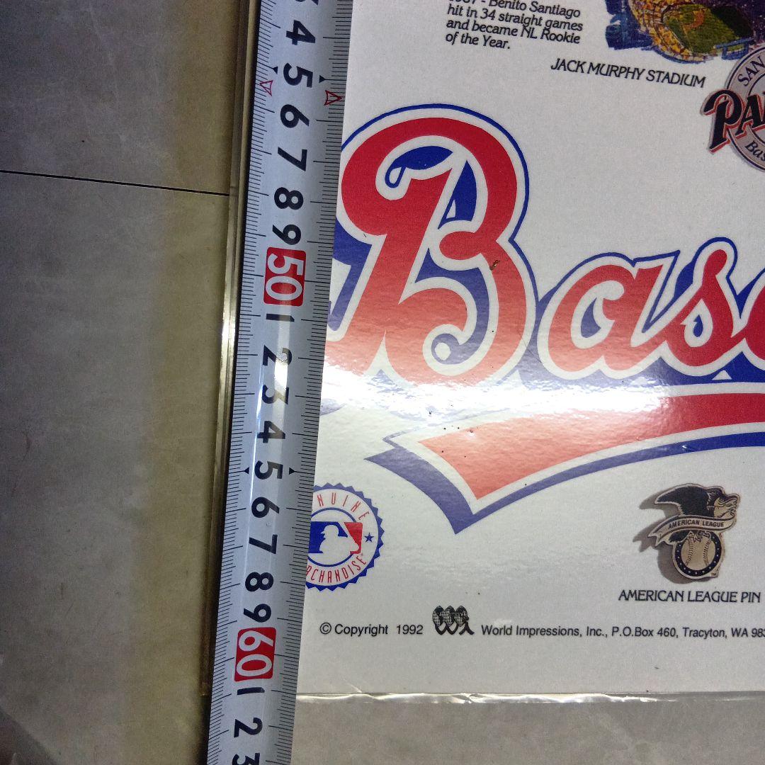 (172)Baseball Map Poster 1992年