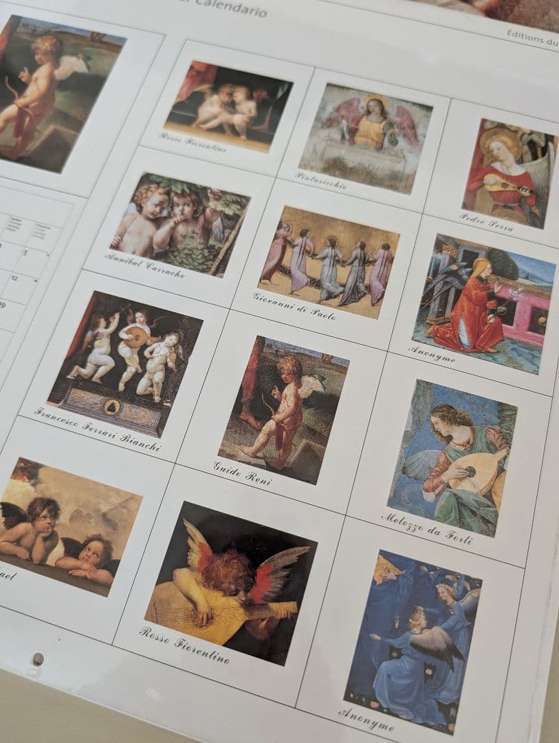 つよっぷB715 入手困難 エンジェル 天使 壁掛けカレンダー