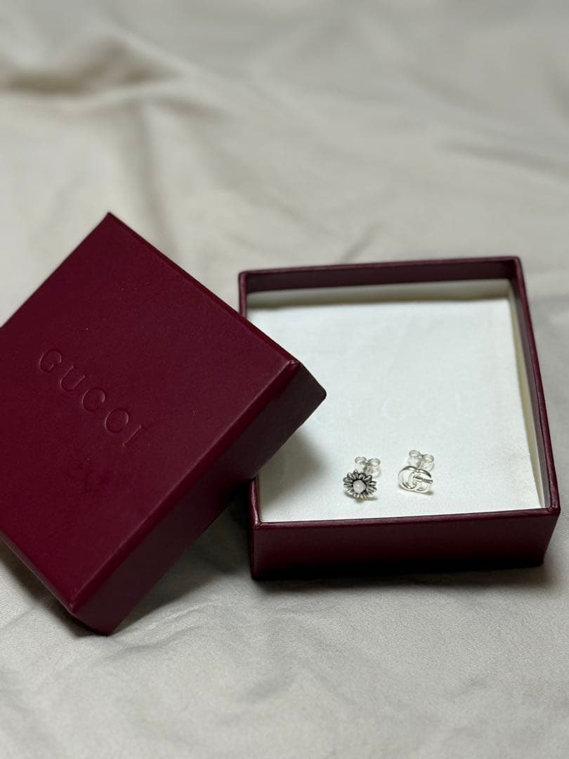 【新品】GUCCI ダブルG スタッズ ピアス