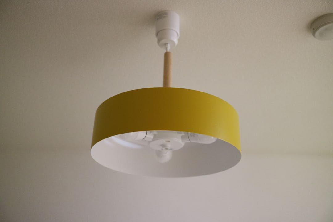 unicoシーリングライト オリカランプ 3バルブ 照明 ミモザイエロー