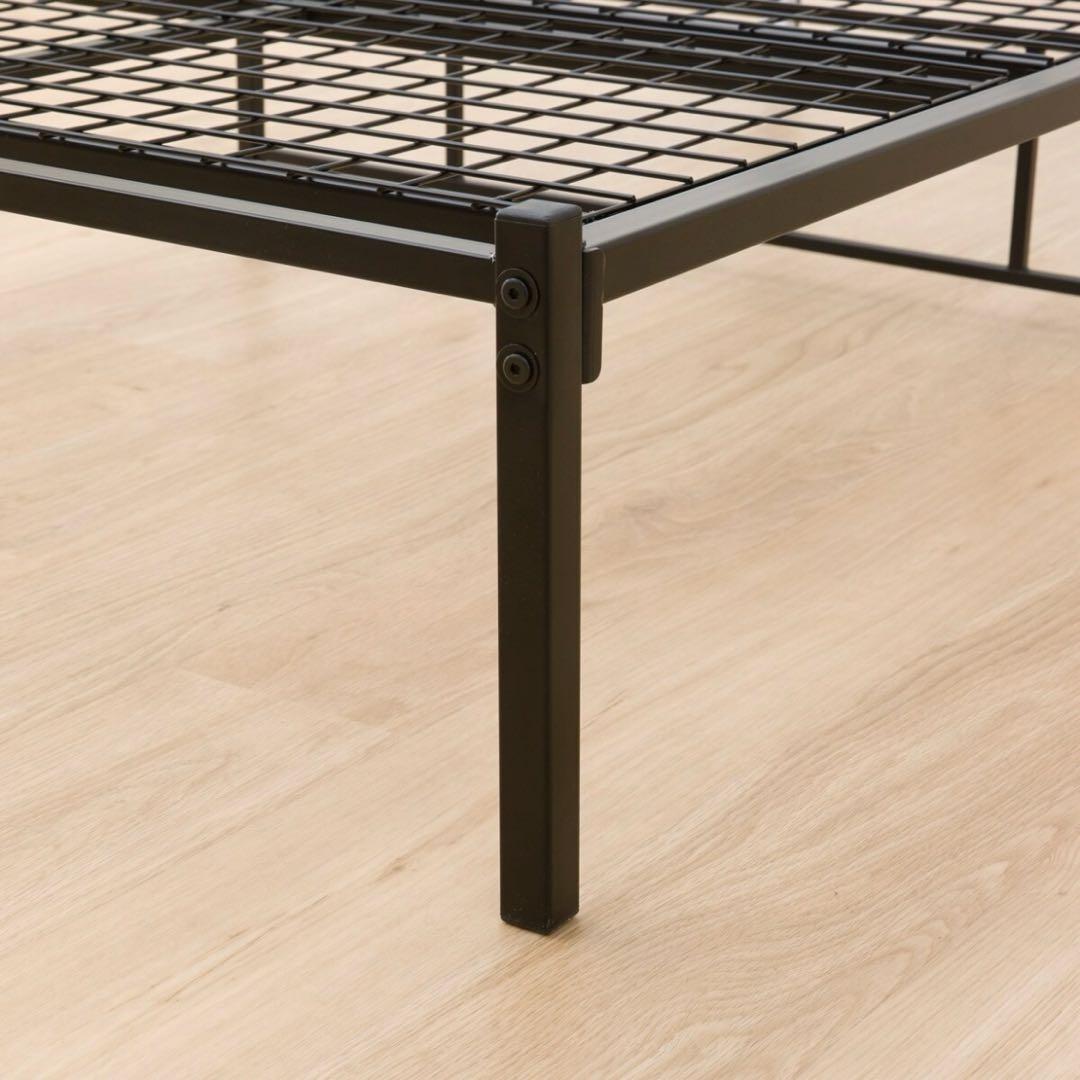 ニトリ　バジーナ F3 BKパイプベッド