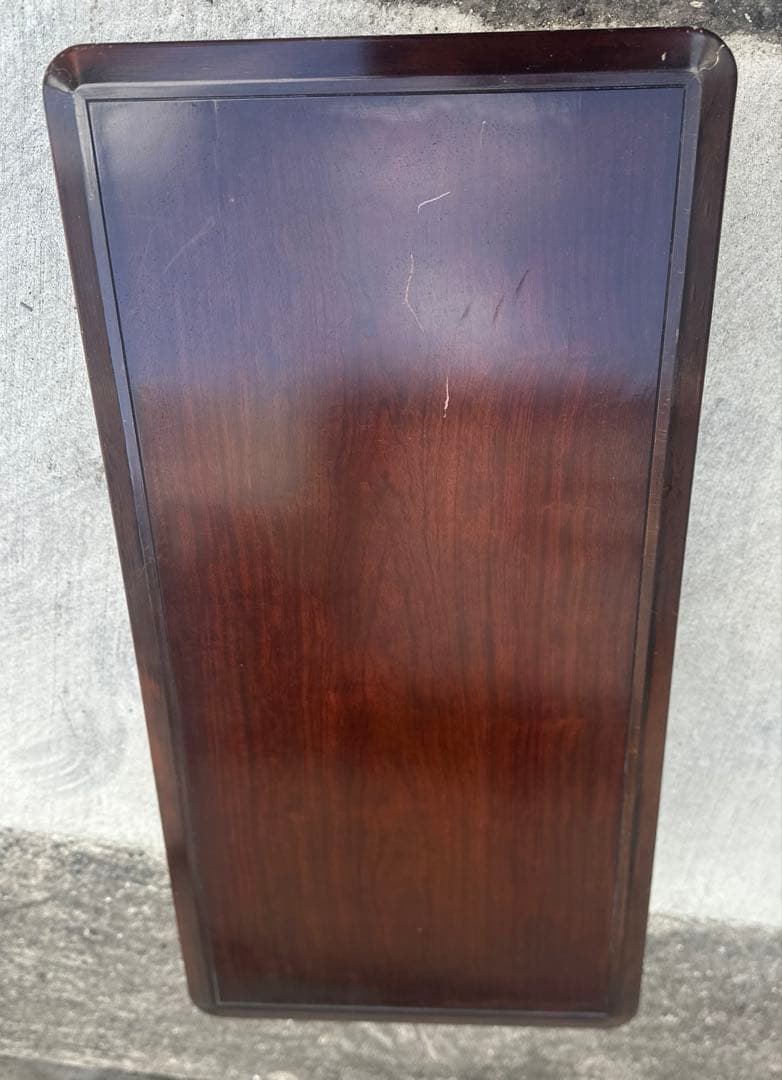 ダークブラウン木製座卓