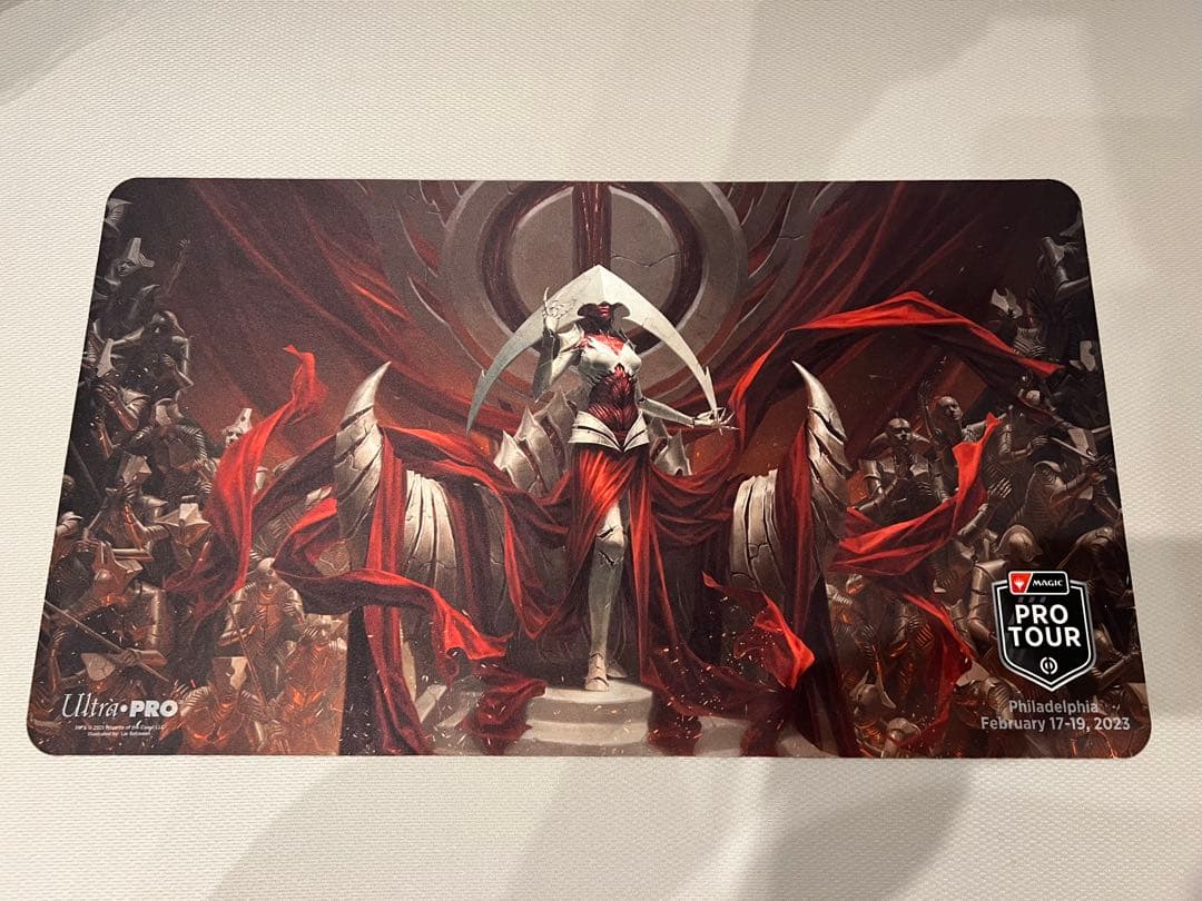 エリシュノーン プレイマット ファイレクシア プロツアー 完全なる統一 mtg