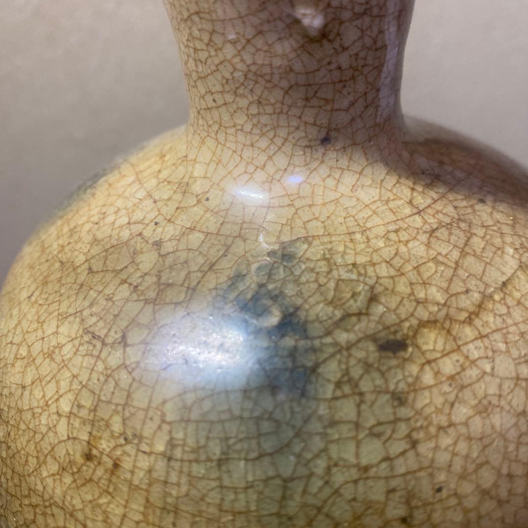 黄瀬戸徳利　20cm12cm