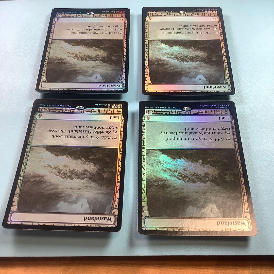 不毛の大地/Wasteland EXP英語foil4枚セット