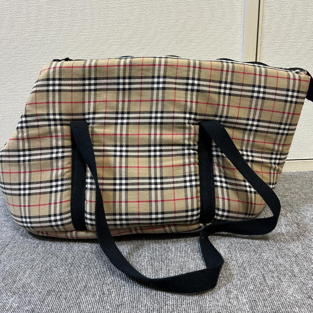 Burberry バーバリー ペットキャリー トートバッグ ショルダーバッグ