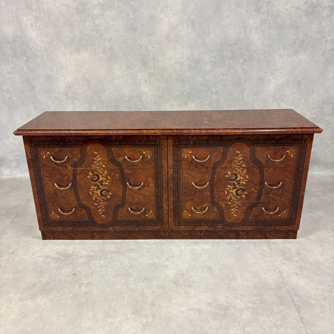 イタリア製 クラシック ワイドチェスト アンティーク調