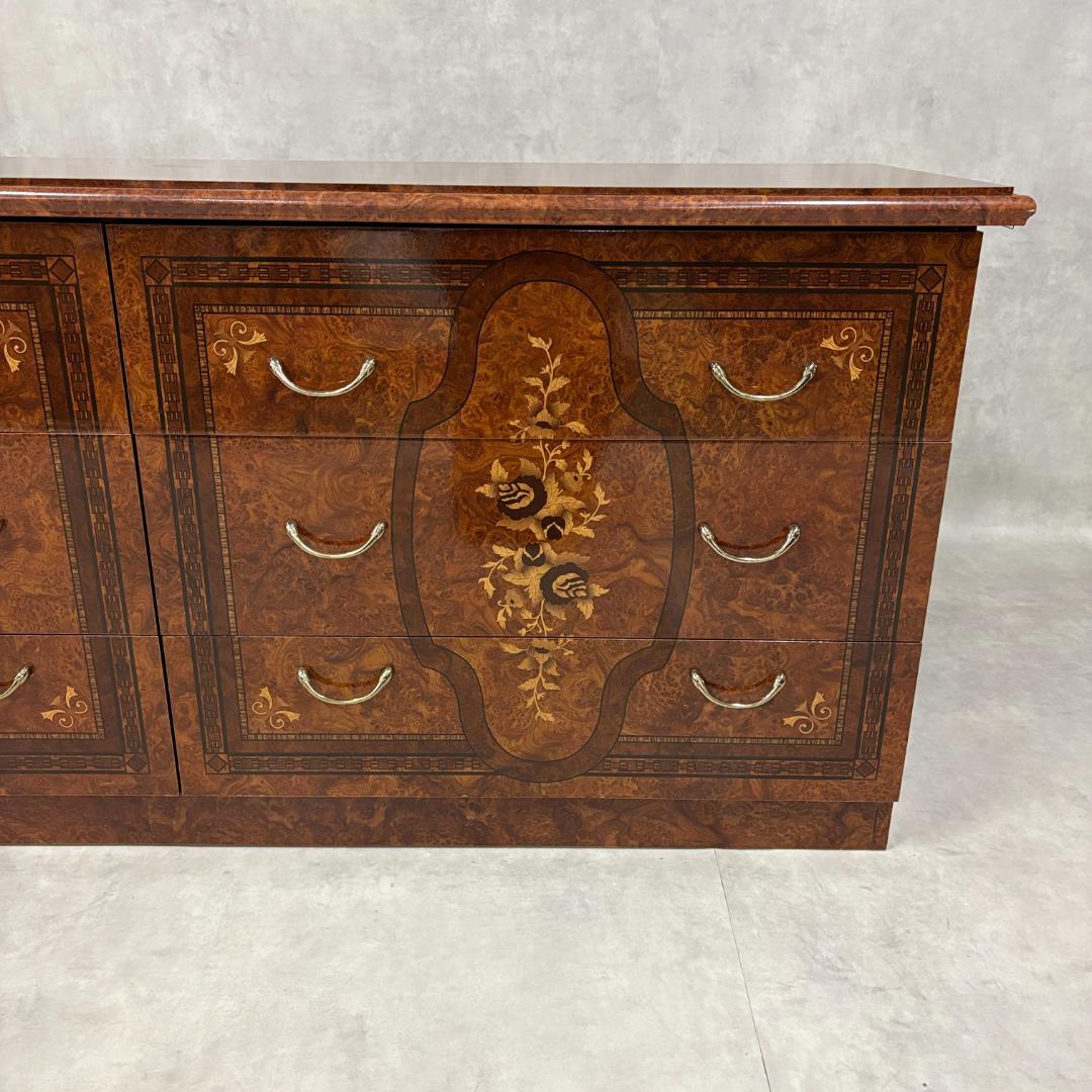 イタリア製 クラシック ワイドチェスト アンティーク調