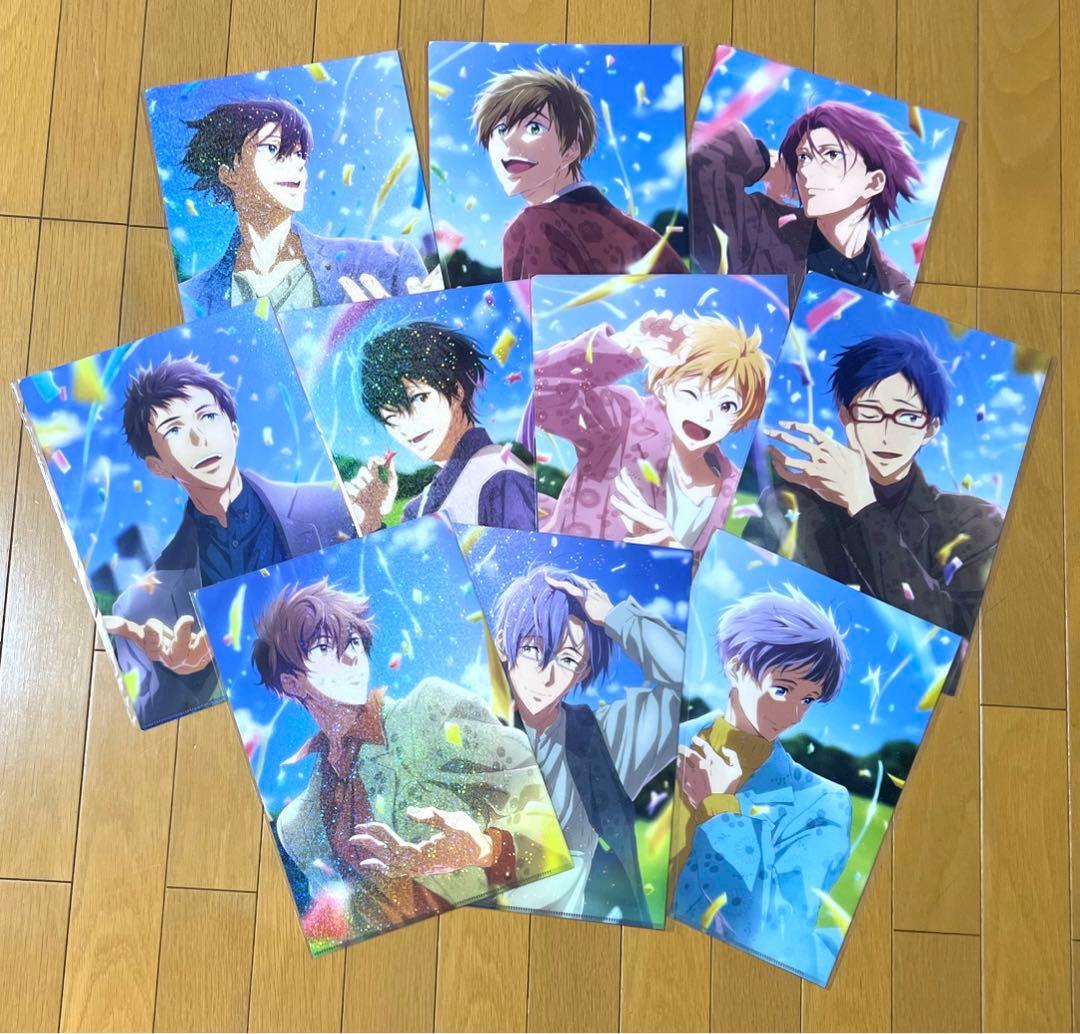 Free! wonderful birthday party! クリアファイル
