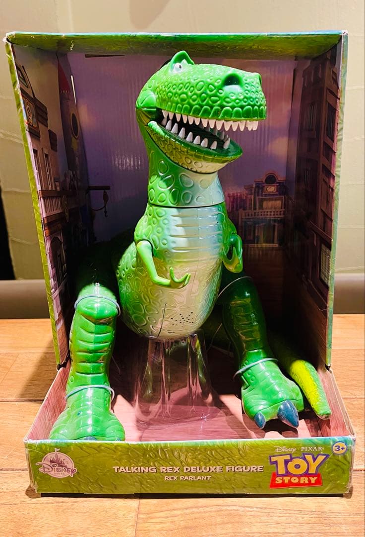 【新品未使用】トイストーリー　レックス　トーキングフィギュア　ディズニー