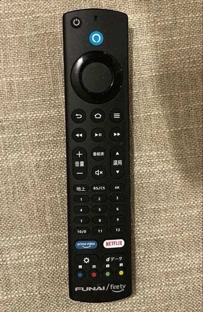 FUNAI FireTV Alexa対応リモコン4K液晶43型　2022年製