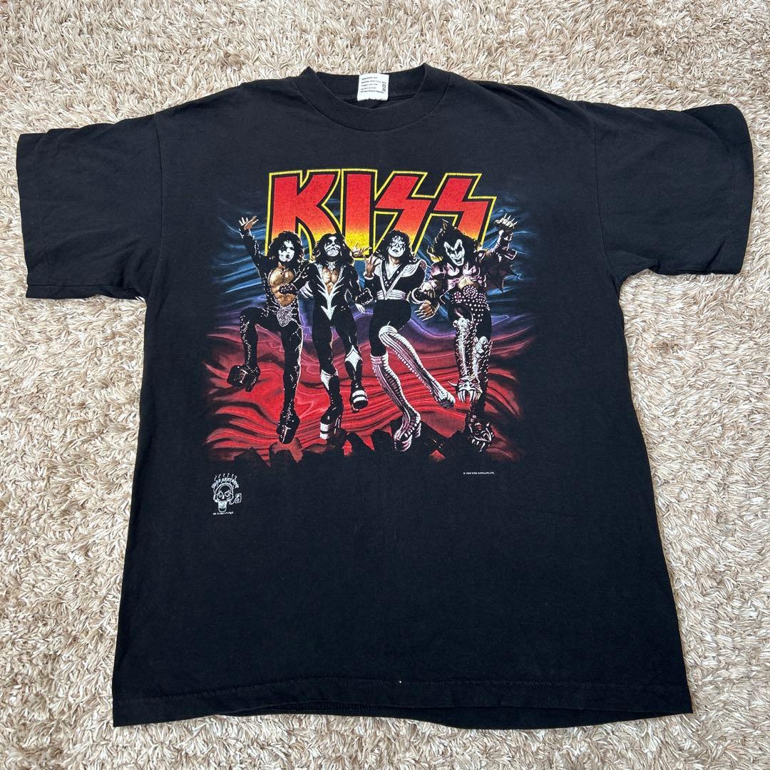 購*す様 KISS デストロイヤー20周年記念 Tシャツ 黒 vintage