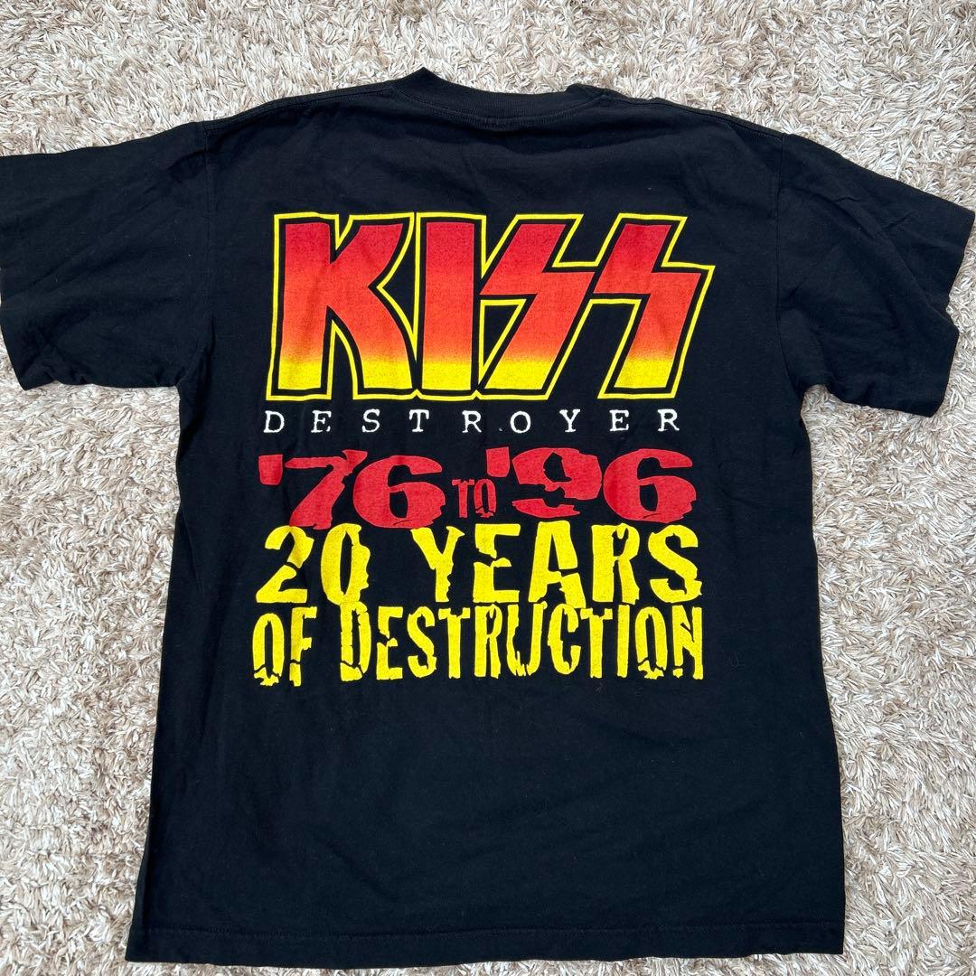 購*す様 KISS デストロイヤー20周年記念 Tシャツ 黒 vintage