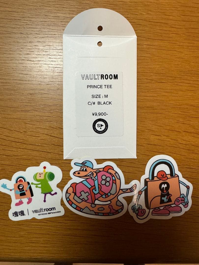 vault room 塊魂コラボ PRINCE TEE Mサイズ BLACK