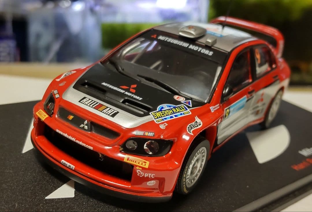 1/43 WRC ミニカーセット スバル・三菱