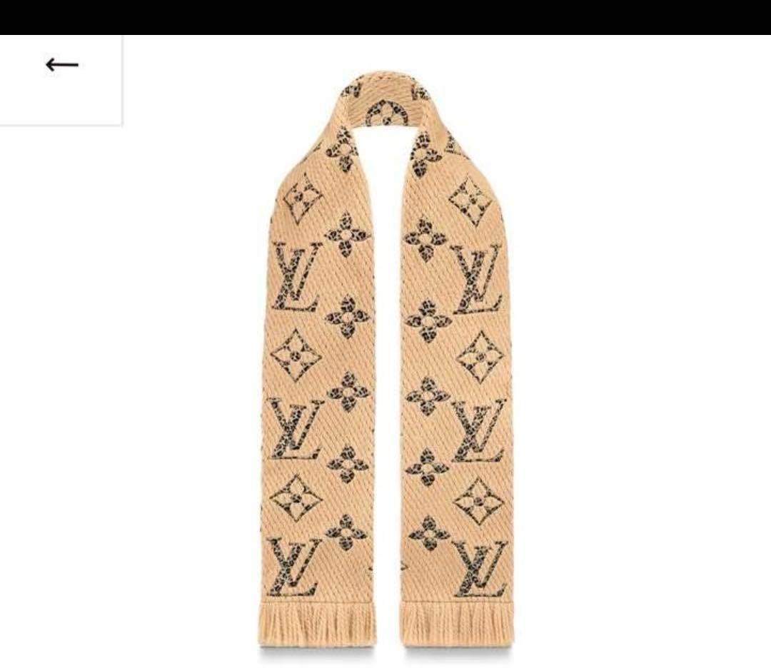 【限定】ルイヴィトンマフラーレオパードエシャルプジャイアントモノグラムジャングル