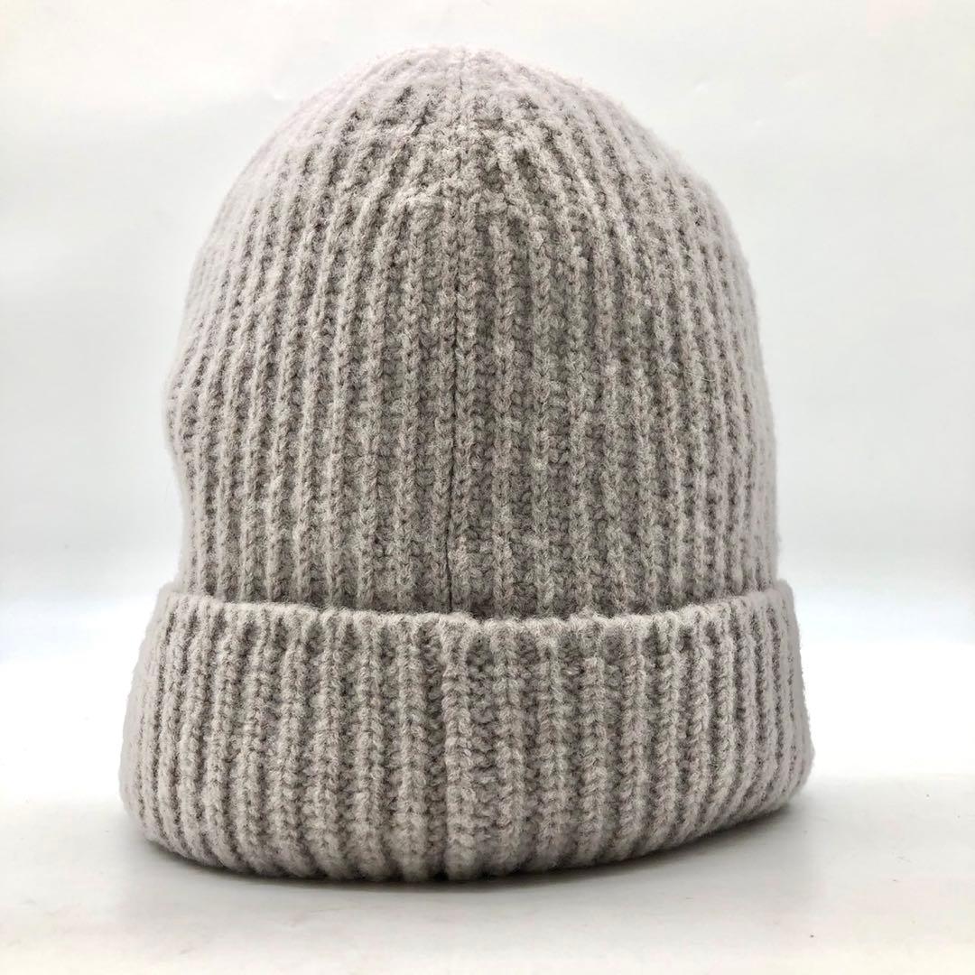 【近年モデル 新品】 MONCLER ニット帽 クリスタル マグリア グレー