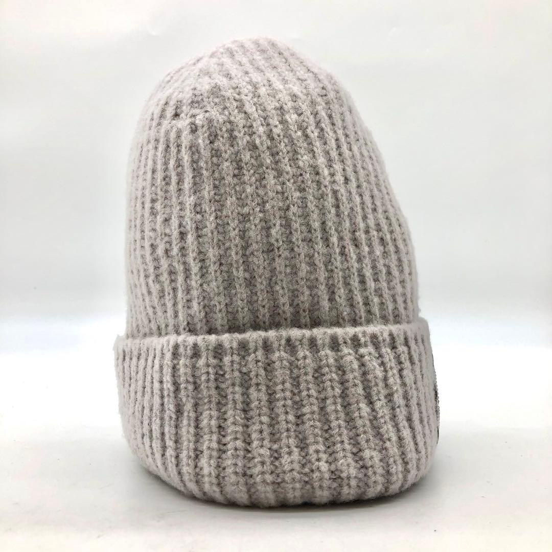 【近年モデル 新品】 MONCLER ニット帽 クリスタル マグリア グレー