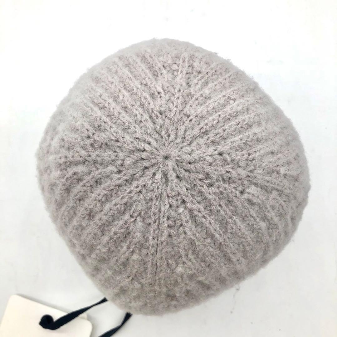 【近年モデル 新品】 MONCLER ニット帽 クリスタル マグリア グレー