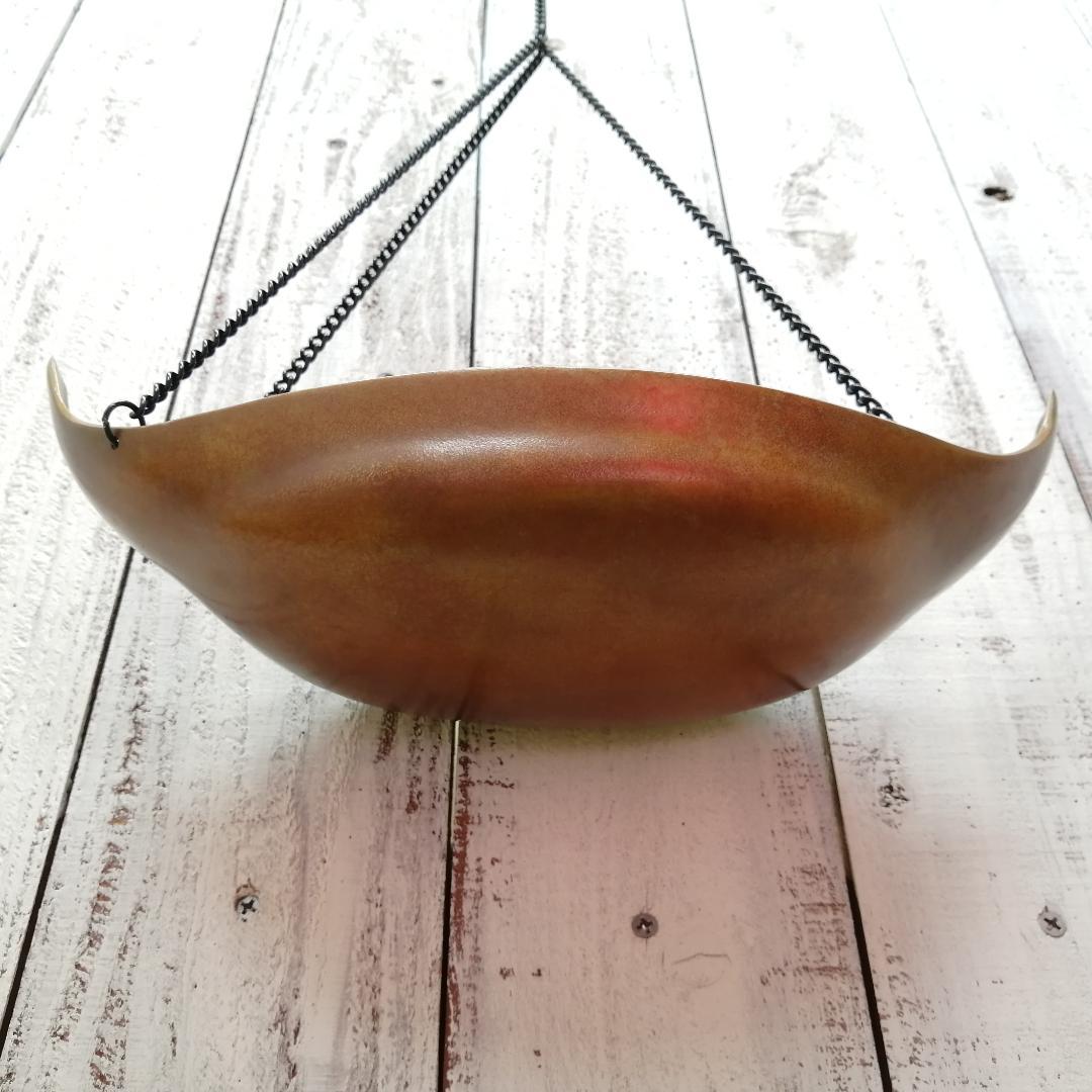 金谷浄雲 唐銅 吊船花入 共箱入り 華道具 茶道具 銅製 煎茶道具 花生け 花器