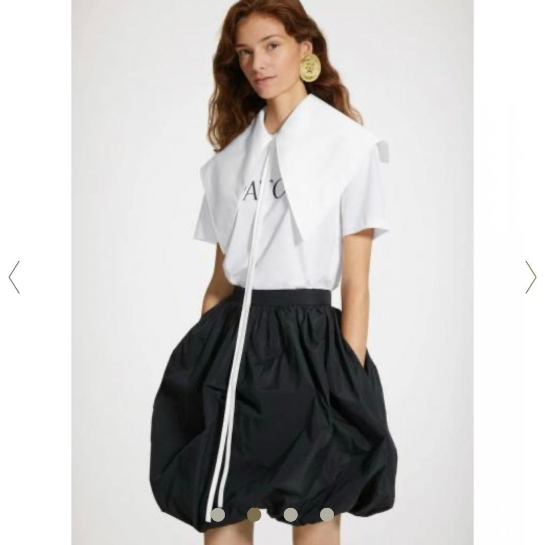 PATOU 黒 バルーンスカート 34