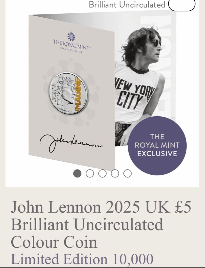 日本未発売品❗️ ジョン・レノンカラーとポール•マッカートニーセット