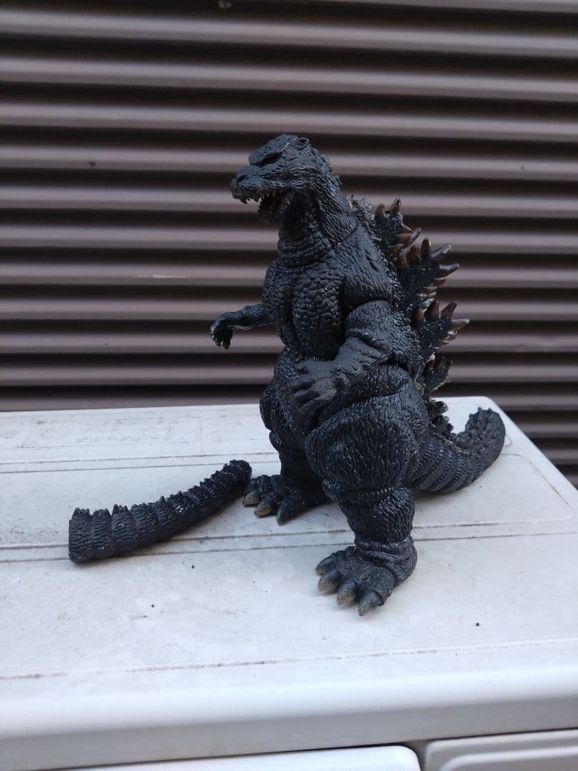 ゴジラ　 フィギュア 　黒 　ビンテージ　レトロ　怪獣