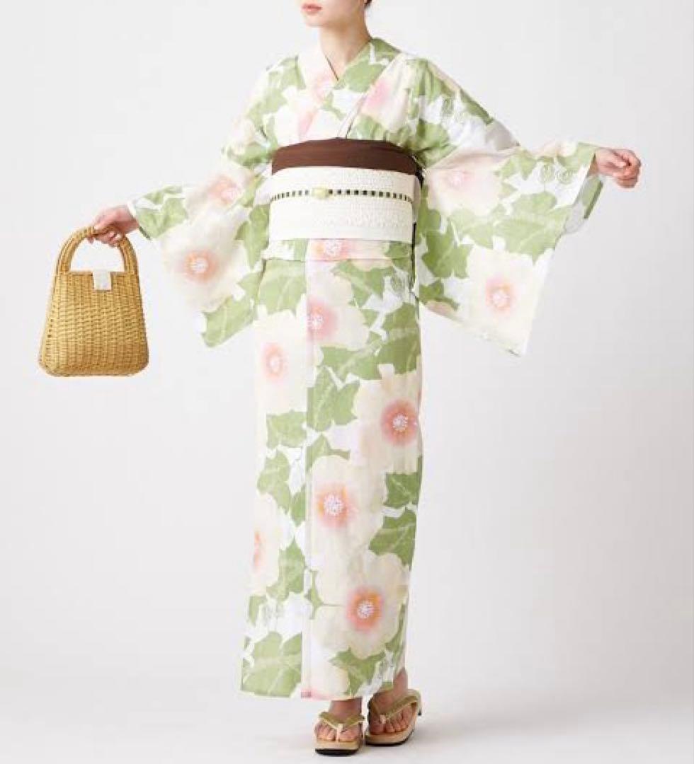 新品未開封　単品 浴衣「夏芙蓉 」ふりふ 紫織庵　ゆかた