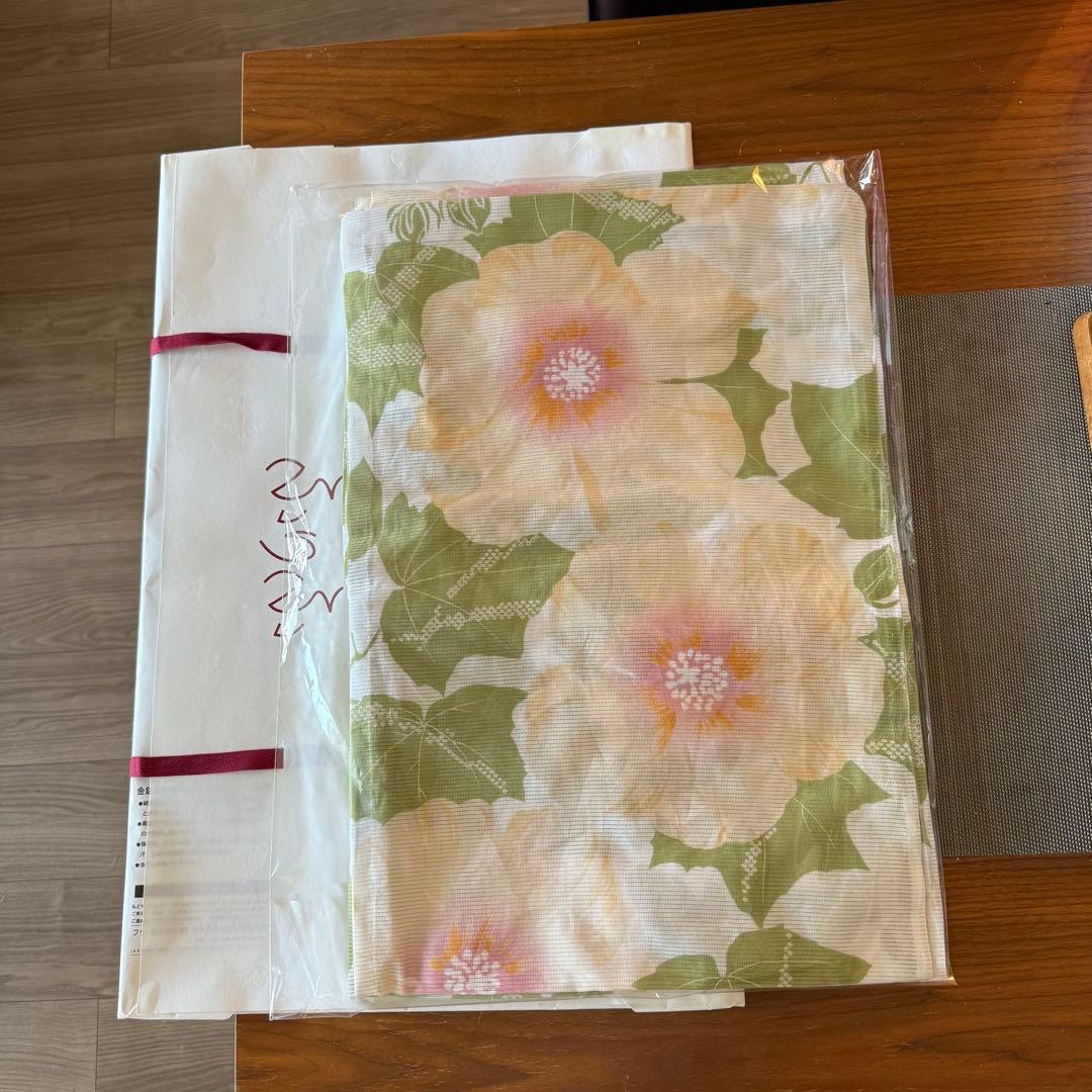 新品未開封　単品 浴衣「夏芙蓉 」ふりふ 紫織庵　ゆかた