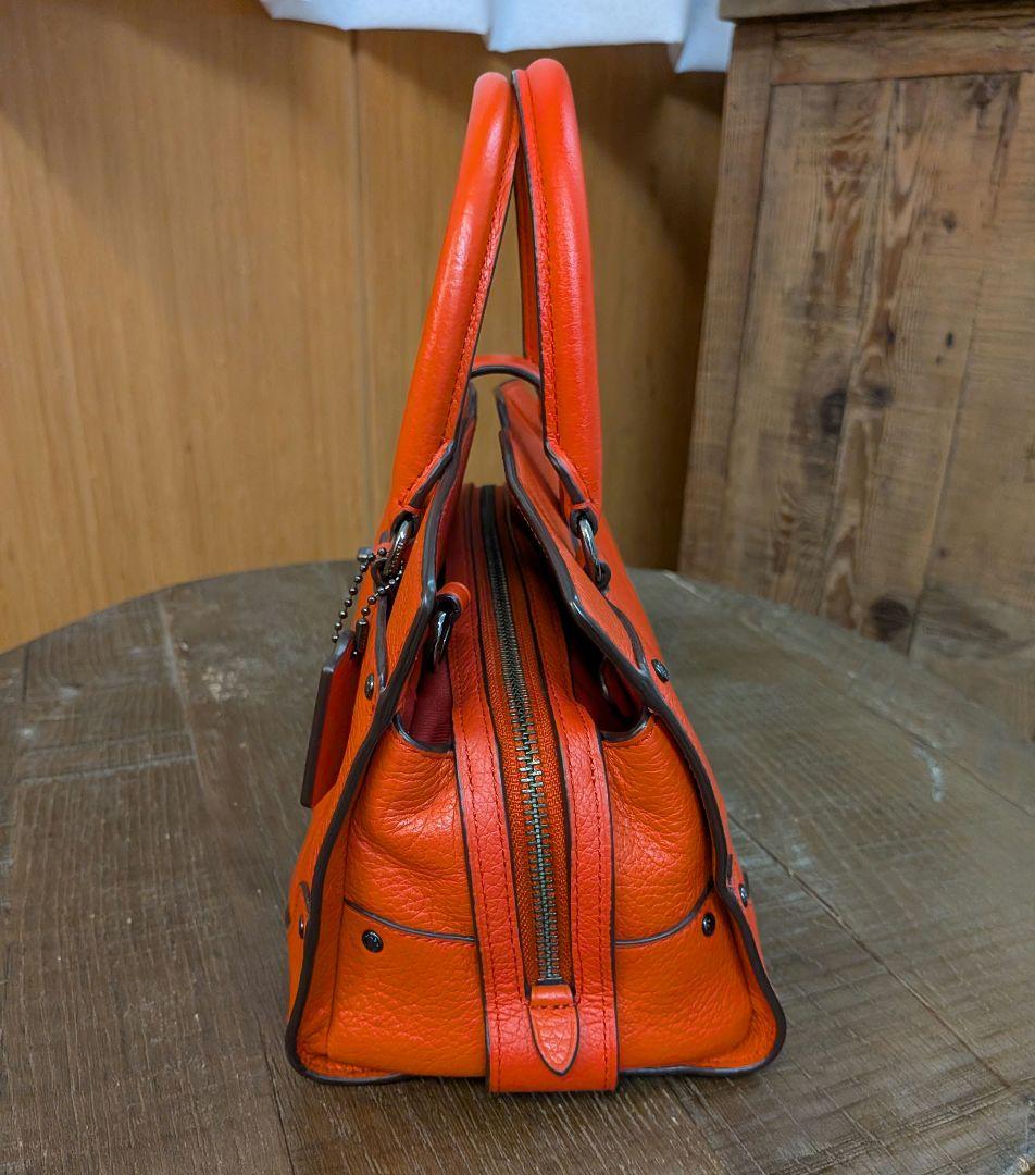 すずらん様 袋付 COACH マーサーサッチェル24 レザーハンドバッグ