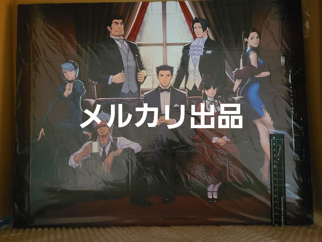 逆転裁判 画廊 キャンバスパネル キャンバスアート 正装イラスト P10