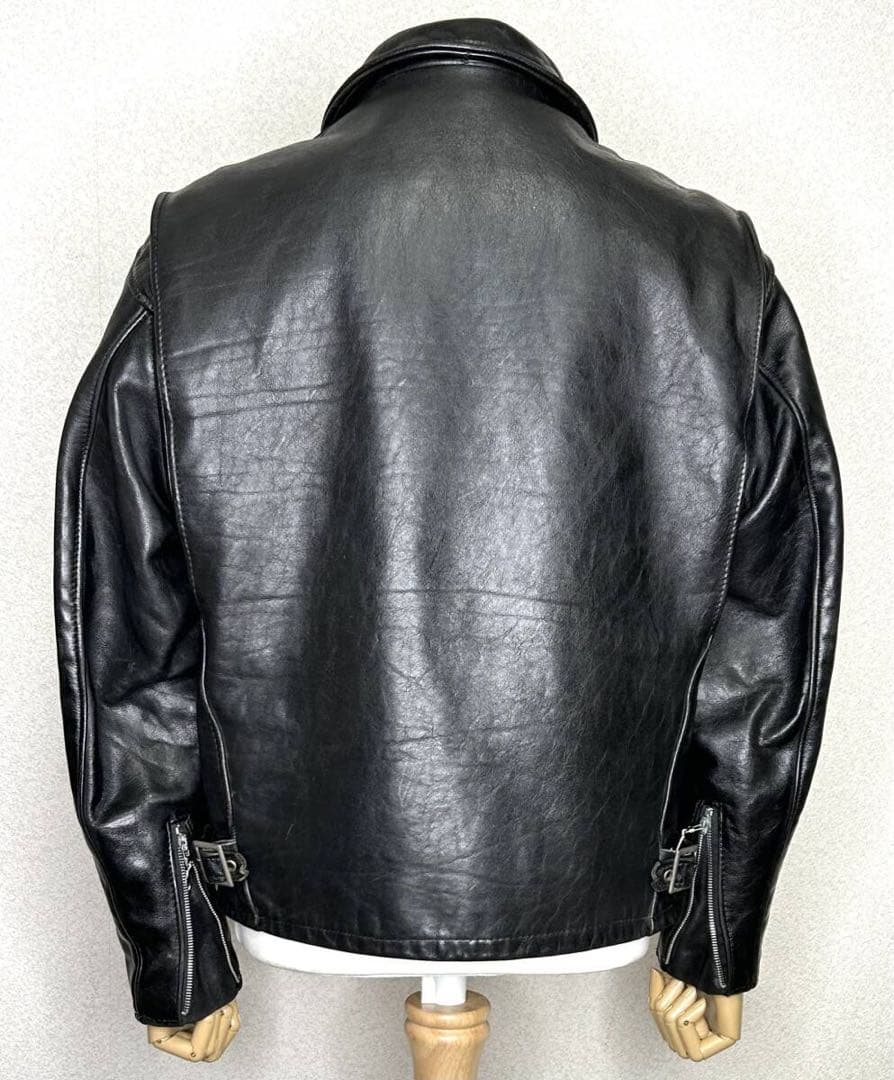 ⑤schott【40】652 米国製◇革ジャンninjaハーレーgpzショベル